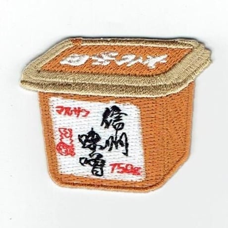 シュールな刺繍ワッペンキーホルダー(F−113みそ)