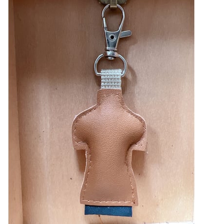 シュールな刺繍ワッペンキーホルダー(G-020人体)