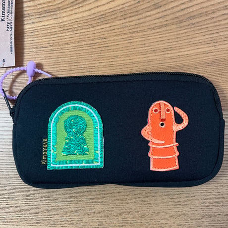 シュールな刺繍ワッペンキーホルダー( G-155 埴輪)