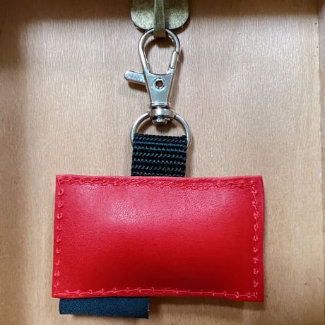 シュールな刺繍ワッペンキーホルダー( F-103中華料理のれん)