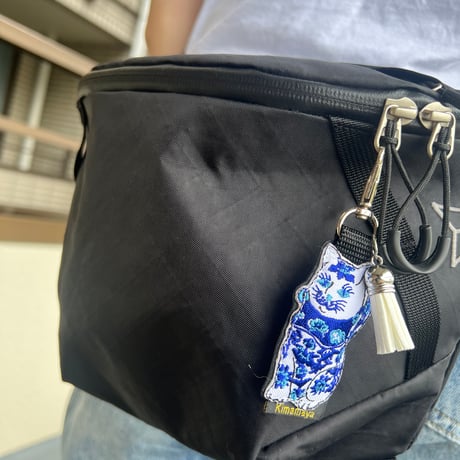 【限定数終了】KEITAMARUYAMA30thコラボレーションinラフォーレ原宿　刺繍ワッペンキーホルダー(招き猫)
