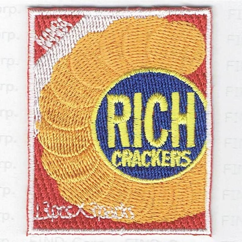 シュールな刺繍ワッペンキーホルダー(F−124クラッカー