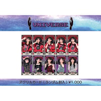 4th one-man live “UNIVERSE”アクリルカード