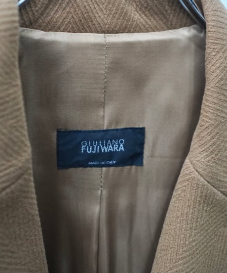 Giuliano Fujiwara made in Italy viscose coat