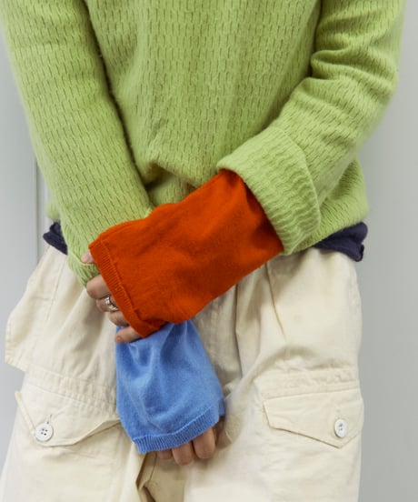 lime green knit