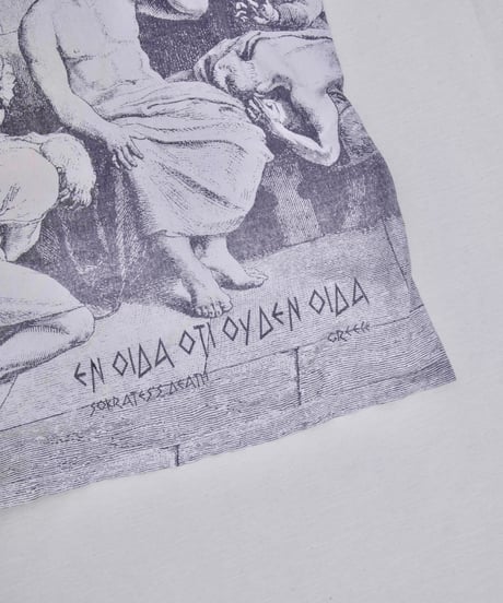 made in Greece Socrates print Tee
