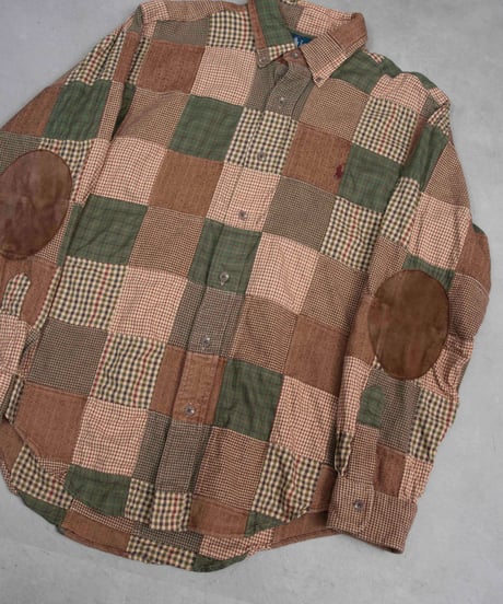 90s Polo Ralph Lauren patchwork shirts