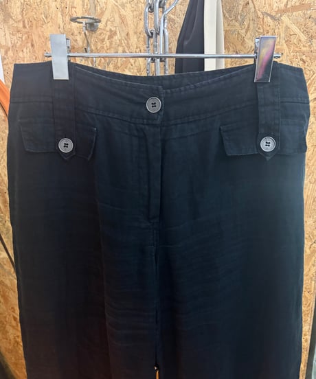 90s linen wide slacks