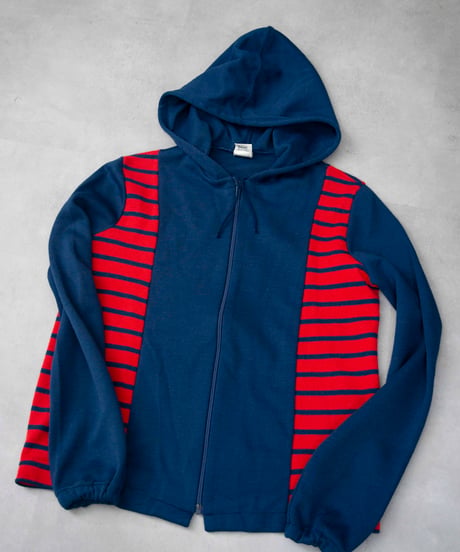80s Euro vtg border zip-up hoodie
