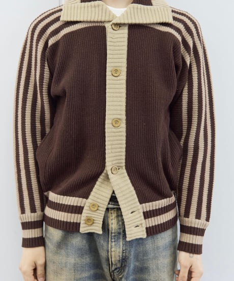 90s wool knit jacket