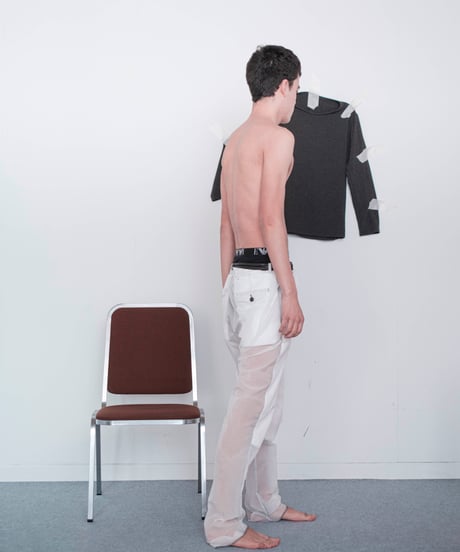 Nicolas Andreas Taralis sheer nylon pants