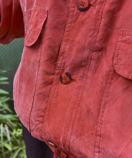 bordeaux silk jacket