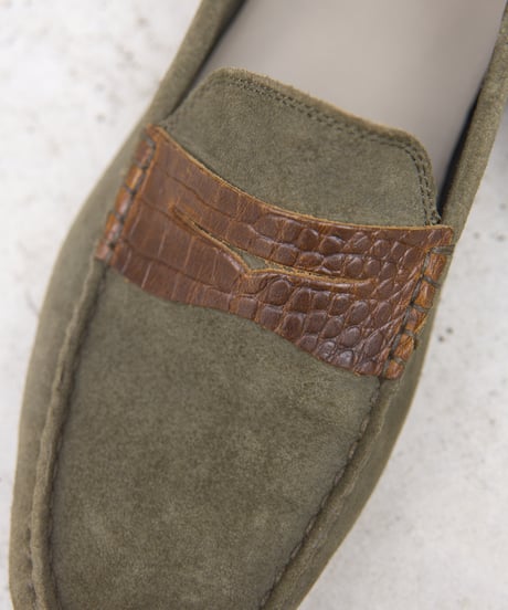 LACOSTE suede driving shoes