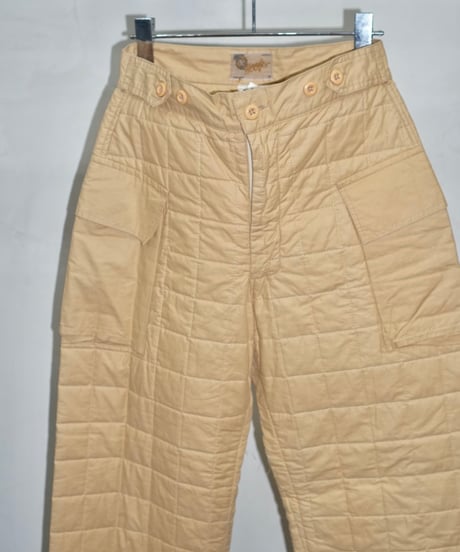 80s vtg HOOFER quilting pants