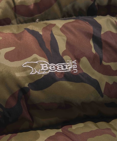 90s Bear USA camouflage down jacket (reversible)