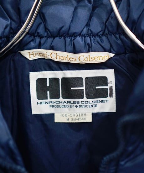 1980s vtg HENRI CHARLES COLSENET puffer vest