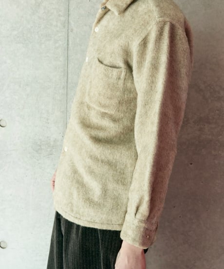 60s wool shaggy shirts