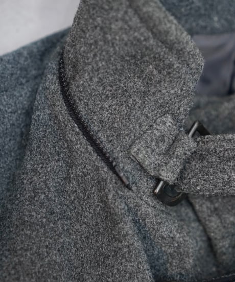 JUN MEN 90s velcro wool long coat