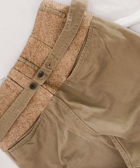 KAPITAL hemp/cotton sarouel pants