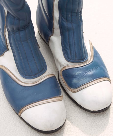 80s vtg Frank Thomas racing boots