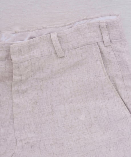 80s vtg linen wide slacks