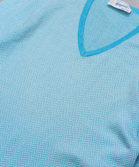 80s Italy vtg MAGLIERIA v-neck knit pullover