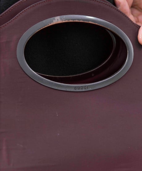 GUCCI ShinyRed Round Bag