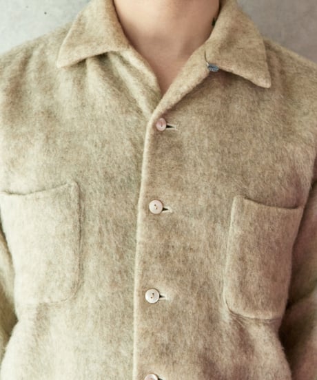 60s wool shaggy shirts