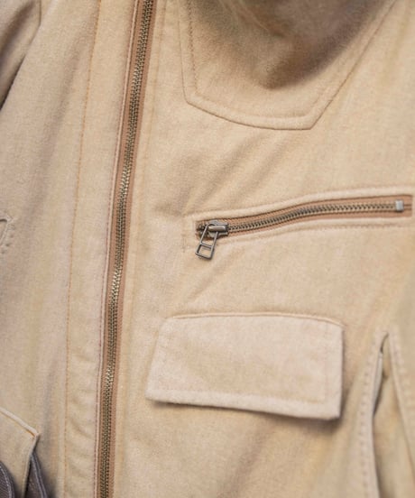 MARITHE FRANCOIS GIRBAUD diagonal zip padded jacket