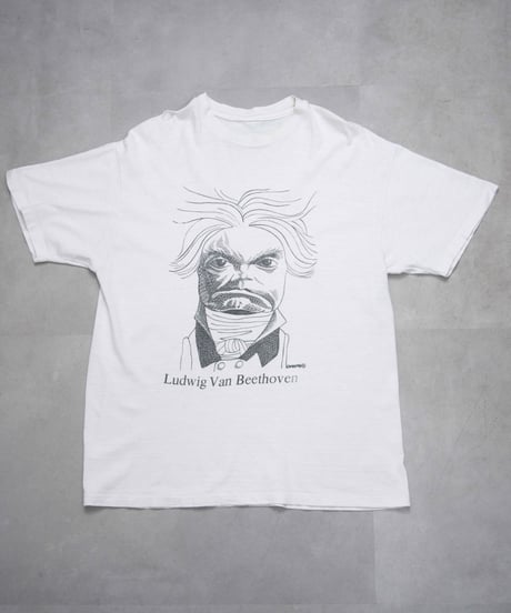 90s vtg Beethoven print T