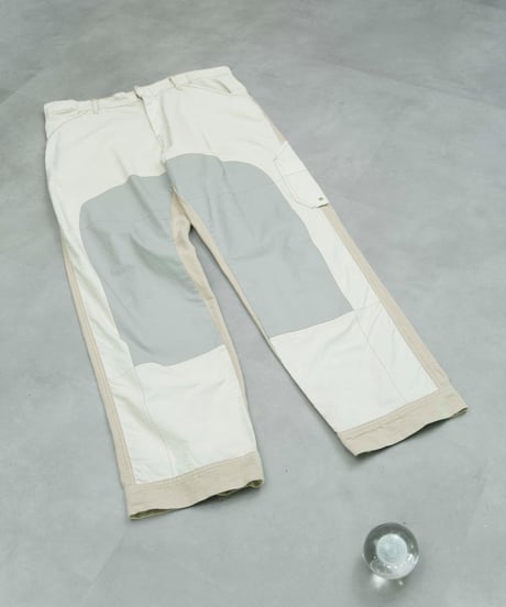 MUNYE switching design cotton baggy pants