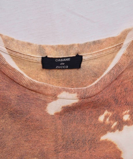 00s CABANE de Zucca transcription print Tee