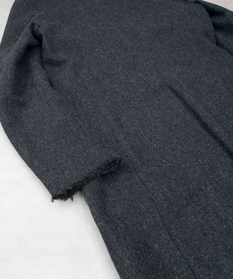00s 291295=HOMME cutoff design wool coat