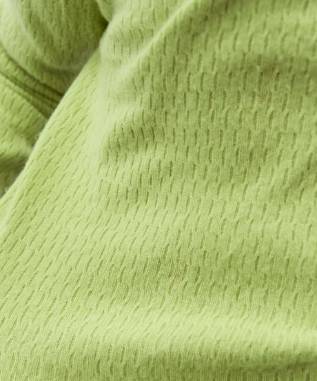 lime green knit