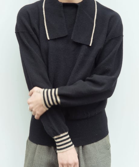 SONIA RYKIEL tongue neck knit
