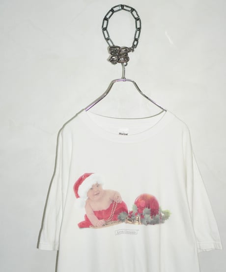 90s vtg ANNE GEDDES baby christmas T