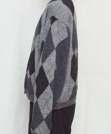 Dessin de Mode mohair argyle