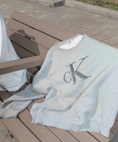 90s Calvin Klein big logo sweat