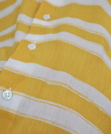 90s agnes b. homme PARIS border sheer shirts