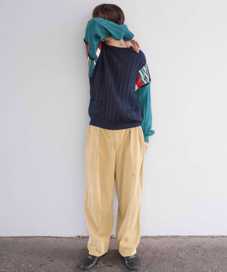 80s vtg CERRUTI 1881 wool/alpaca knit