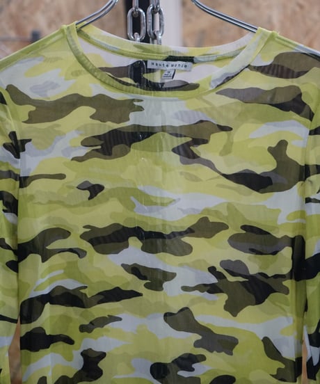 camouflage power net tops