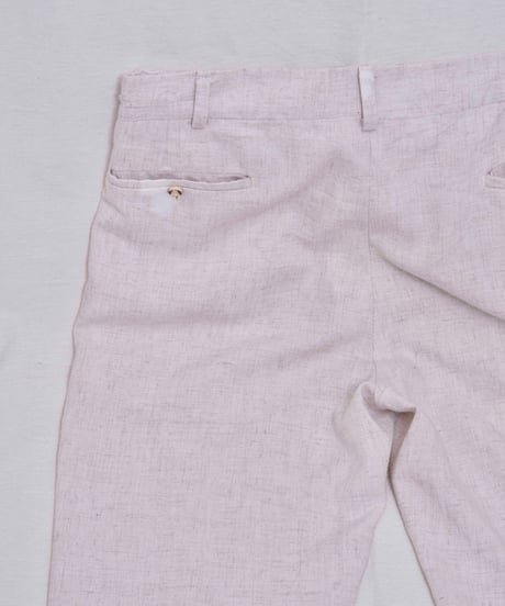 80s vtg linen wide slacks