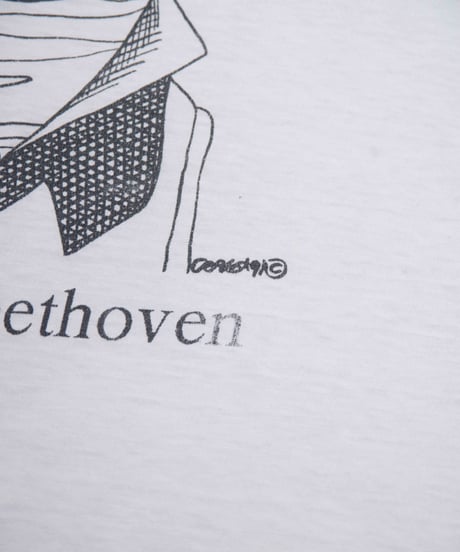 90s vtg Beethoven print T