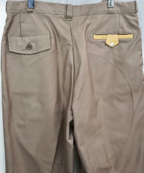 90s vtg leather docking hunting slacks