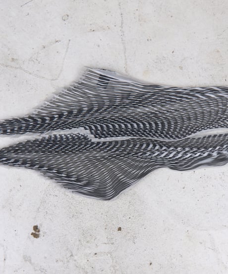GIORGIO ARMANI pleats scarf