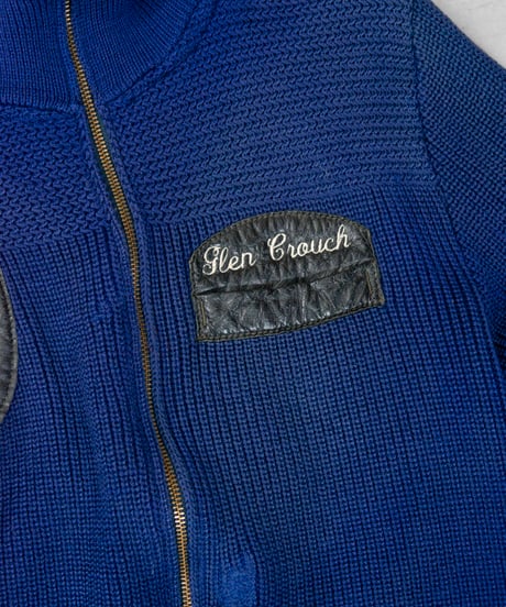70s vtg hunting drivers knit jacket
