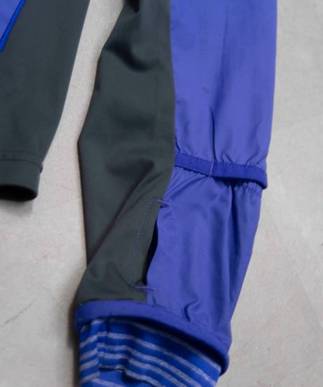 00s Adidas deformation zip nylon jacket