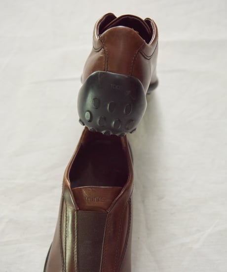 TODS brown leather slip-on