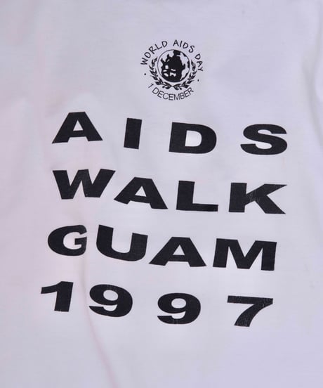 90s vtg AIDS WALK graphic Tee