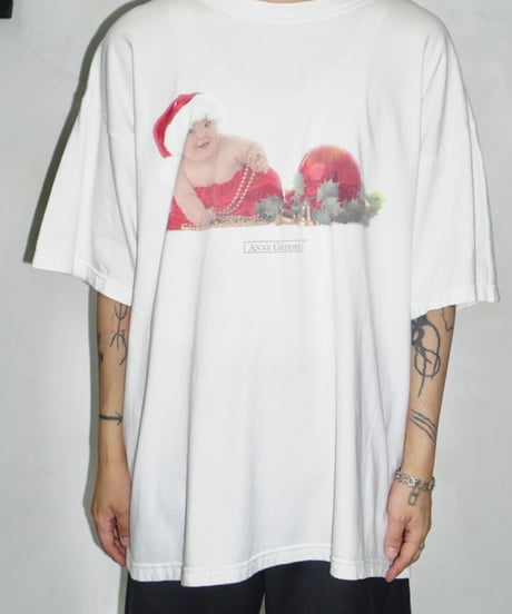 90s vtg ANNE GEDDES baby christmas T